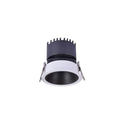 Spot De Embutir Nordecor Zagle Redondo Led Alto Irc 97 10w Bivolt Branco 2700k Luz Amarela
