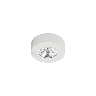 Spot De Sobrepor Nordecor Asis Redondo Led 5w Bivolt Branco 3000k Luz Amarela