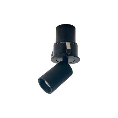 Spot De Embutir Retrátil Nordecor Mali Led Alto Irc 90 5w Bivolt Preto 3000k Luz Amarela 6547