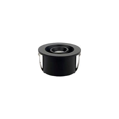 Spot De Embutir Nordecor Ollo Mini Redondo Led Alto Irc 90 3w Bivolt Preto 3000k Luz Amarela 6543