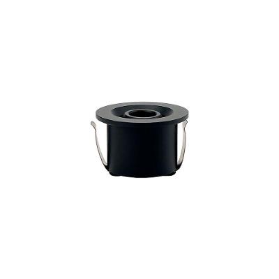 Spot De Embutir Nordecor Ollo Mini Redondo Led Alto Irc 90 1w Bivolt Preto 3000k Luz Amarela 6541