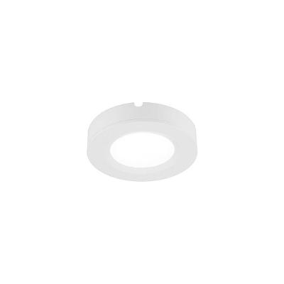 Spot De Sobrepor-embutir Nordecor Lyas Redondo Led 2w Bivolt Branco 3000k Luz Amarela