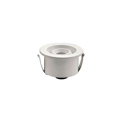 Spot De Embutir Nordecor Ollo Mini Redondo Led Alto Irc 90 3w Bivolt Branco 3000k Luz Amarela 6542