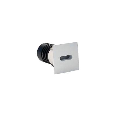 Spot De Embutir Nordecor Domy Ini Mini Quadrado Led Alto Irc 90 1w Bivolt Branco 3000k Luz Amarela 6522