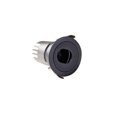 Spot De Embutir Nordecor Mayn Redondo Led Alto Irc 97 7w Bivolt Preto 2700k Luz Amarela 6509