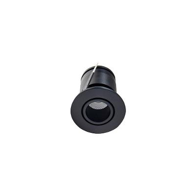 Spot De Embutir Nordecor Lun Redondo Led Alto Irc 90 3w Bivolt Preto 2700k Luz Amarela 6503