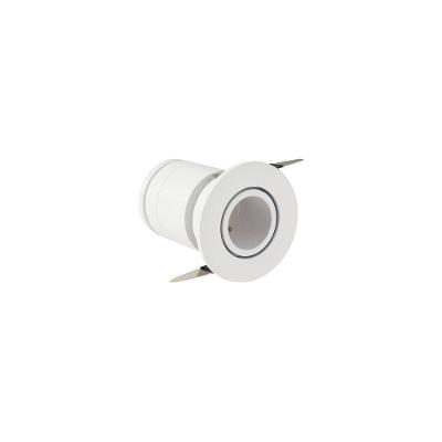 Spot De Embutir Nordecor Lun Redondo Led Alto Irc 90 3w Bivolt Branco 2700k Luz Amarela 6502