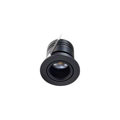 Spot De Embutir Nordecor Lun Redondo Led Alto Irc 90 10w Bivolt Preto 2700k Luz Amarela 6507
