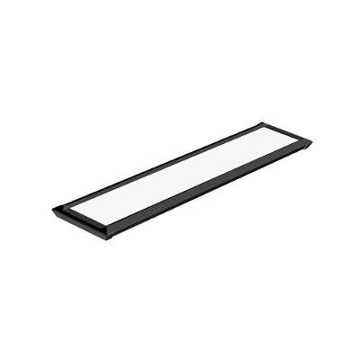 Luminária Led Taschibra Tl Slim 10 De Sobrepor 20w Bivolt Preto 4000k Luz Neutra
