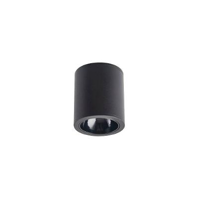 Spot De Sobrepor Nordecor Klor Gr Mini Redondo Led 5w Bivolt Preto 3000k Luz Amarela 6592