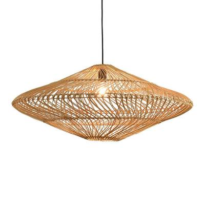 Lustre Pendente Skylight ôtaki 4045 G Rattan E27 Bivolt