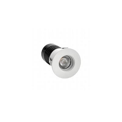 Spot De Embutir Nordecor Auko Mini Redondo Led Alto Irc 90 1w Bivolt Branco 3000k Luz Amarela 6528