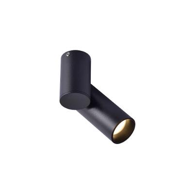 Spot Direcionável De Sobrepor Nordecor Kona Gin Led Alto Irc 97 3w Bivolt Preto 2700k Luz Amarela