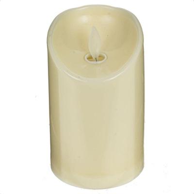 3 Luminária Vela Led 12,5cm Efeito Chama Quente Decor Taschibra