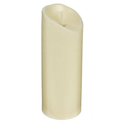 3 Luminária Vela Led 15cm Efeito Chama Quente Decor Taschibra