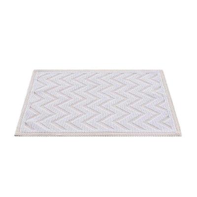 Tapete De Banheiro Natur 08 Branco 0,40x0,60m - Edantex