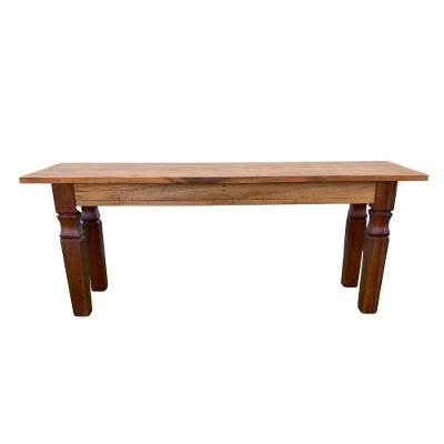 Banco Mineiro De Mesa Em Madeira De Demolição 110 X 35cm - Sudeste Rústico