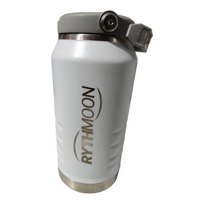 Garrafa Térmica Inox Com Alça Rythmoon - 1,1l Branco