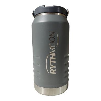 Garrafa Térmica Inox Com Alça Rythmoon - 1,1l Cinza