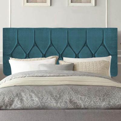 Painel Estofada Istambul Botão Capitonê 160cm Queen Size Para Cama Box Quarto Suede Azul Turquesa - Gat Magazine