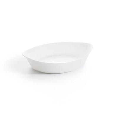 Travessa Oval Smart Cuisine Em Vidro Temperado Luminarc Branco