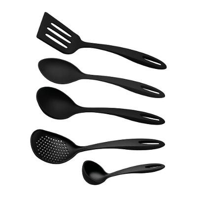 Jogo De Utensílios Tramontina Ability Em Nylon Preto - 05 Peças