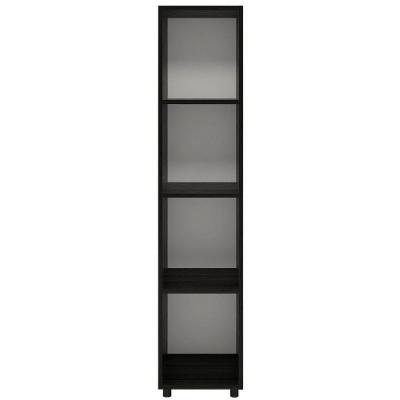 Estante Livreiro 4 Nichos Marselha - Preto