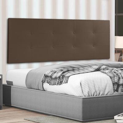 Cabeceira Painel Solteiro 0,90m Berlim Material Sintético Marrom Sky Mobile