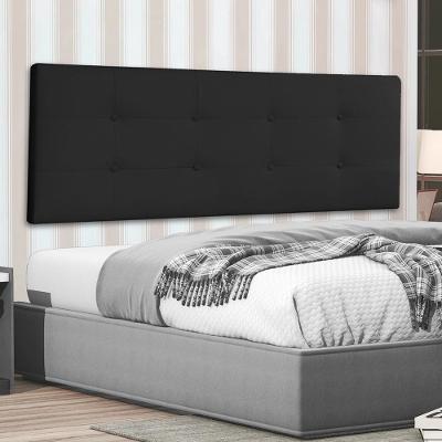 Cabeceira Painel Queen 1,60m Berlim Suede Preto Sky Mobile