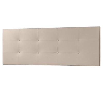 Cabeceira Painel Queen 1,60m Berlim Material Sintético Bege Sky Mobile