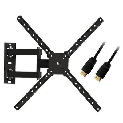 Kit Suporte Tv Articulado 10-55 Sbrp1040 + Cabo Hdmi 3mt