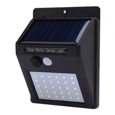 Luminária Solar Arandela 30 Leds Sensor - Ilumine Espaços