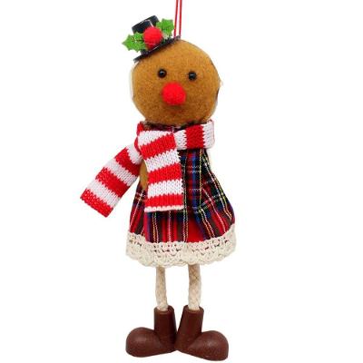Kit 9 Pendentes Biscoito Xadrez árvore Natal Decoração 17cm