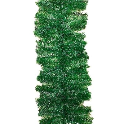 Festão Aramado Verde Decoração Natal Com 2 Metros 200 Galhos