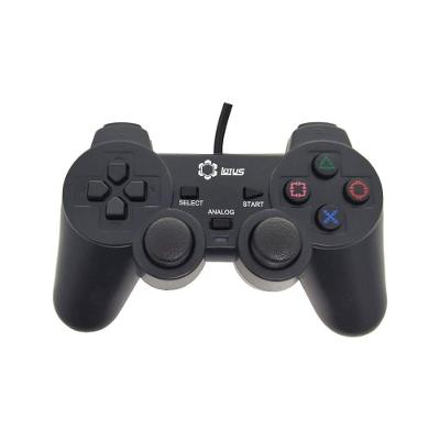 Controle Dualshock2 Com Fio Pra PS2 Preto Lotus Lt-ct007