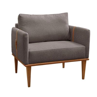Conjunto 2 Poltronas Milla Castellar Móbile Cappuccino