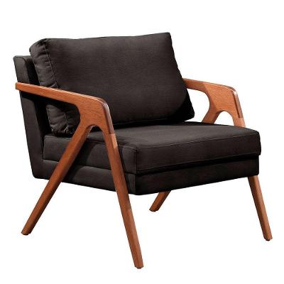 Conjunto 2 Poltronas Mona Courino Castellar Móbile Preto