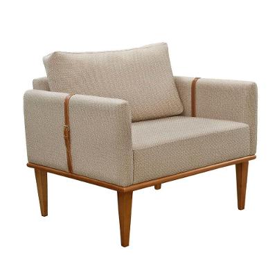 Conjunto 2 Poltronas Milla Castellar Móbile Bege Claro