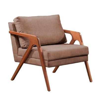 Conjunto 2 Poltronas Mona Castellar Móbile Cappuccino