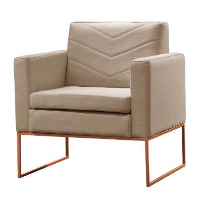 Conjunto 2 Poltronas Apolo Base Castellar Móbile Bege