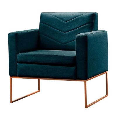 Conjunto 2 Poltronas Apolo Base Castellar Móbile Azul
