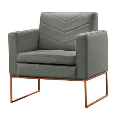 Conjunto 2 Poltronas Apolo Base Castellar Móbile Cinza
