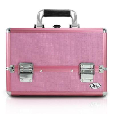 Maleta Profissional De Maquiagem Jacki Design - Rosa
