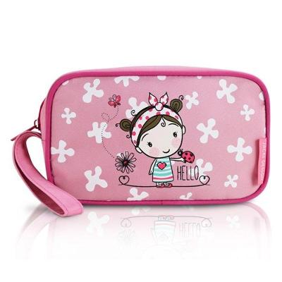 Estojo Tamanho Médio Rosa Pequeninos Jacki Design Fúcsia - Morena