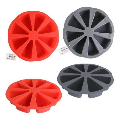 Forma De Silicone Com 8 Espaços Formato De Fatia Cor Sortida