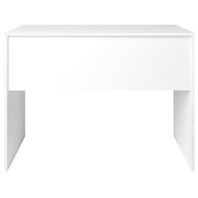 Escrivaninha College Ii Office Mesa De Estudos Com Gavetas Branco