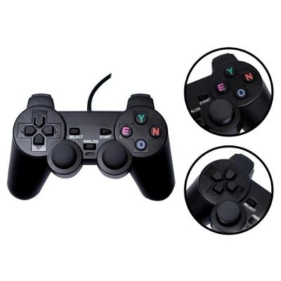 Kit 2 Controles PS2 Com Fio Manete Jogos Alta Resistência