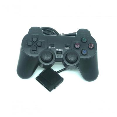 Kit 2 Controle Joystick Manete PS2 Com Fio