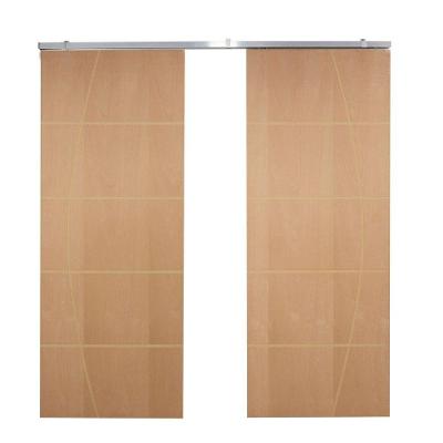 Porta Dupla de Correr P/ Verniz Frisada F01 - 210x180