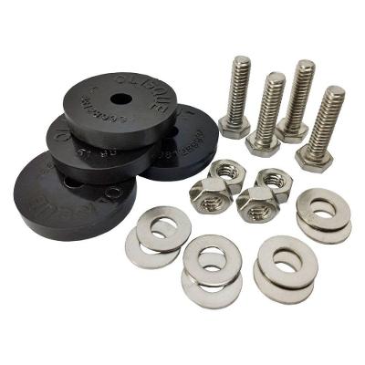 Kit Fixação Inox Universal Para Suporte Condensadora 1 Unidade